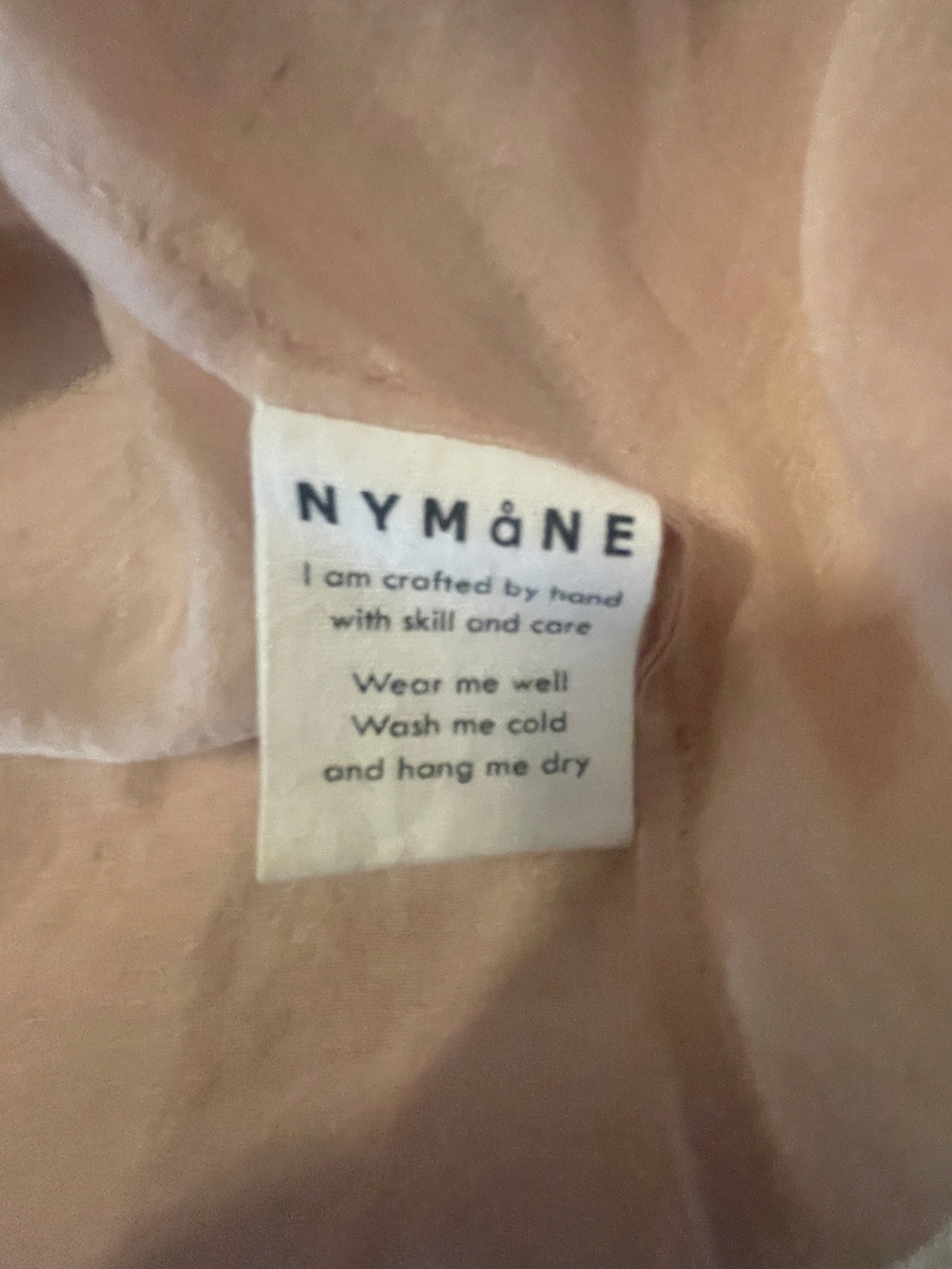 Nymane Light Blush Sheer Blouse | M - Picture 7 of 7